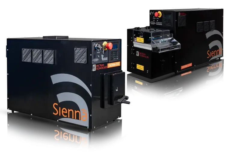 Black machine in which SIENNA is written on it